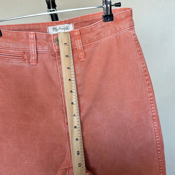 Madewell Slim Emmett‎ Wide-Leg Crop Pants in Sweet Dahlia Size 25 - Picture 6 of 12